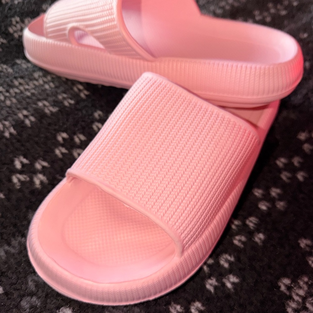 Cloud Slides- Pink Slide Sandals View 3